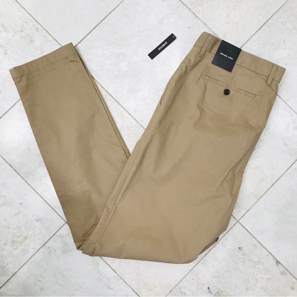 Michael Kors Other - MICHAEL KORS {36} Slim Fit Khaki Pants Straight Leg Stretch NWT